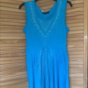 Lola P dress with asymmetrical skirt. Size M